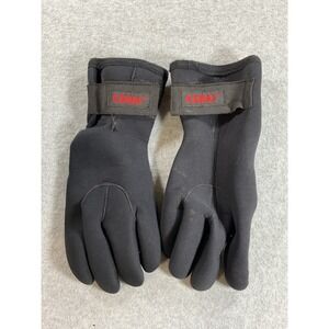 Kenai Neoprene Fishing Gloves Black XL Fleece Lined Winter Water Sports Grip